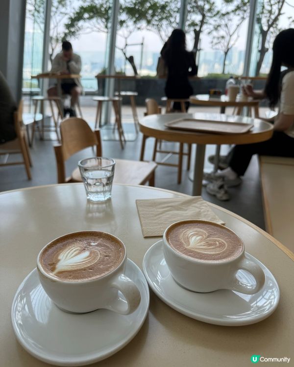 ☕️中環打卡位！咖啡☕️賞維港🏙️