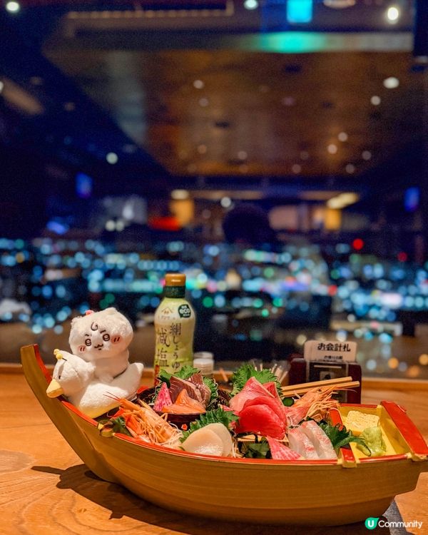  海浜幕張｜景觀居酒屋、豪華船盛刺身 + 松葉蟹套餐