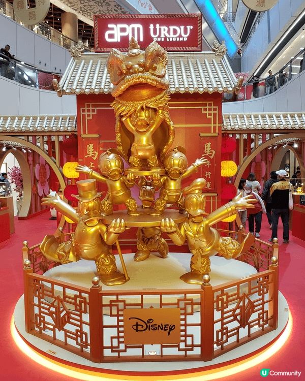 觀塘APM disney米奇老鼠，唐老鴨，高飛同大家拜年，金...