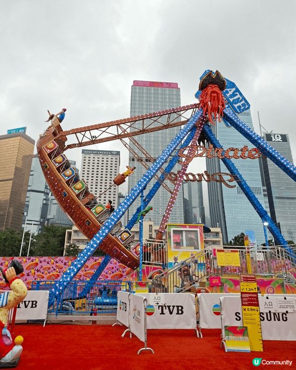 香港備受歡迎嘅友邦嘉年華🪩, 帶來全新刺激元素🎢 和經典遊戲...