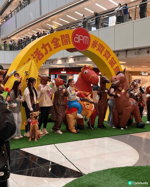 1月尾經過觀塘apm見到有馬「鳴」障礙賽