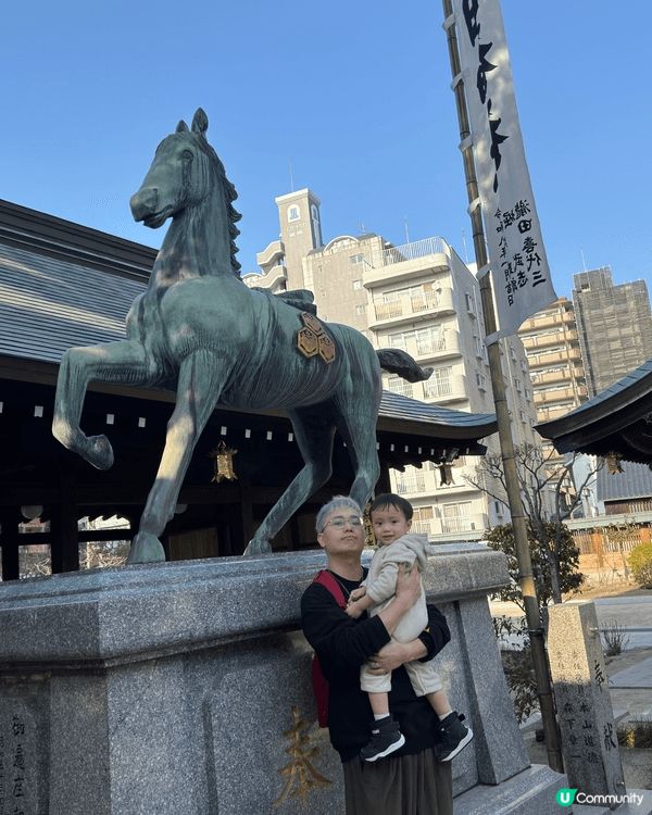 新年就算去到外地都要同馬合個照迎新春❤️
