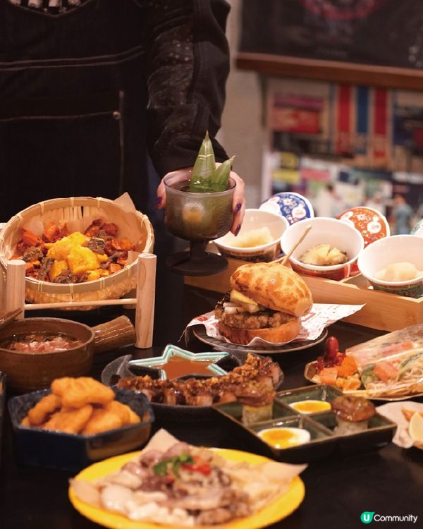 上環全新港式情懷餐酒館 重慶森林雞尾酒/梅菜蒸肉餅漢堡/蒜油五花叉燒                                    