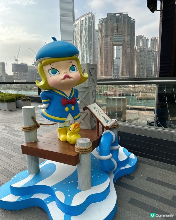 中港城限定！7米高MOLLY配維港日落夢幻感爆棚