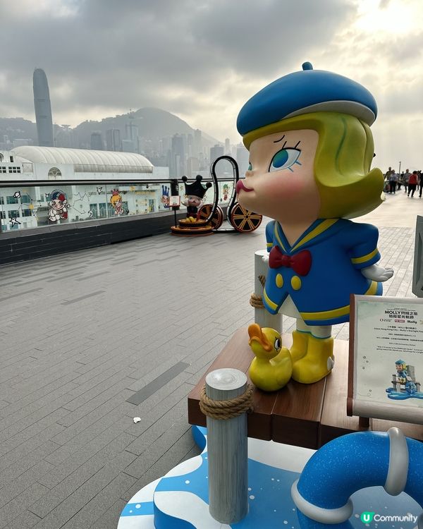 中港城限定！7米高MOLLY配維港日落夢幻感爆棚
