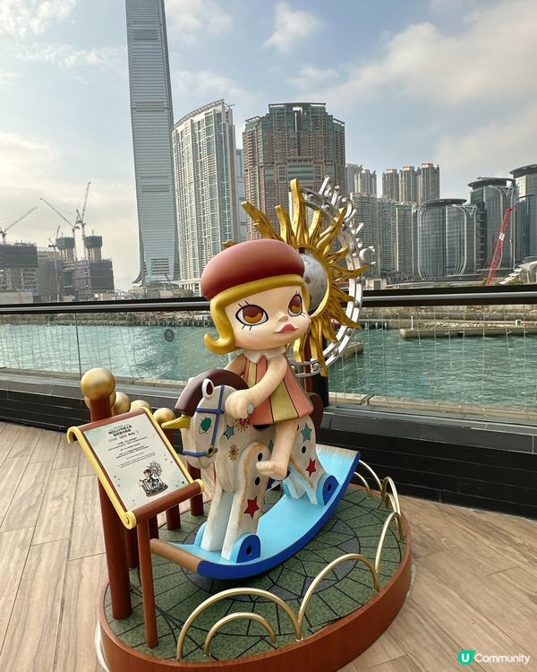 中港城限定！7米高MOLLY配維港日落夢幻感爆棚
