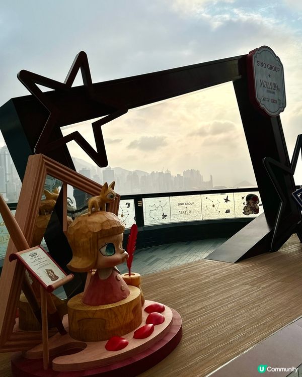 中港城限定！7米高MOLLY配維港日落夢幻感爆棚