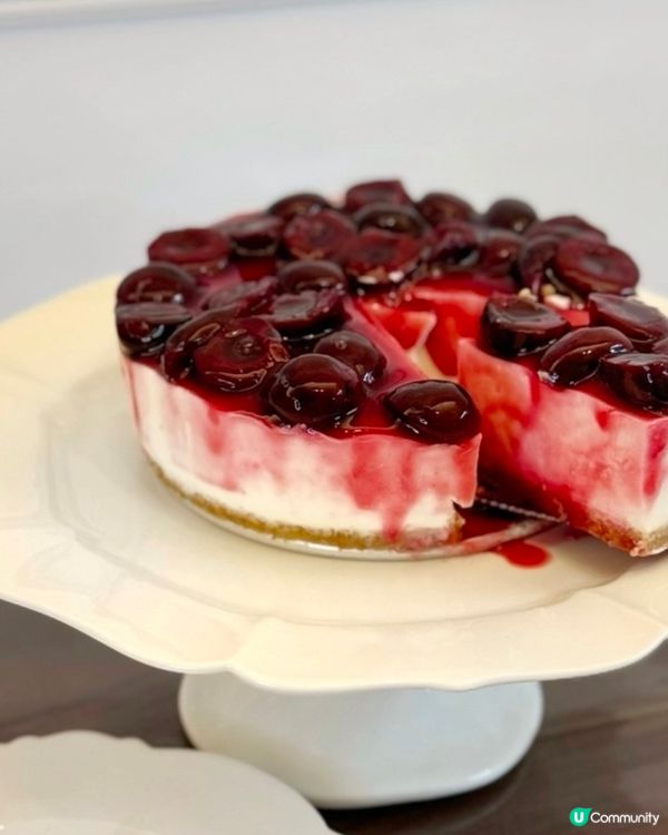 自家製櫻桃芝士蛋糕🎂🍰🥳