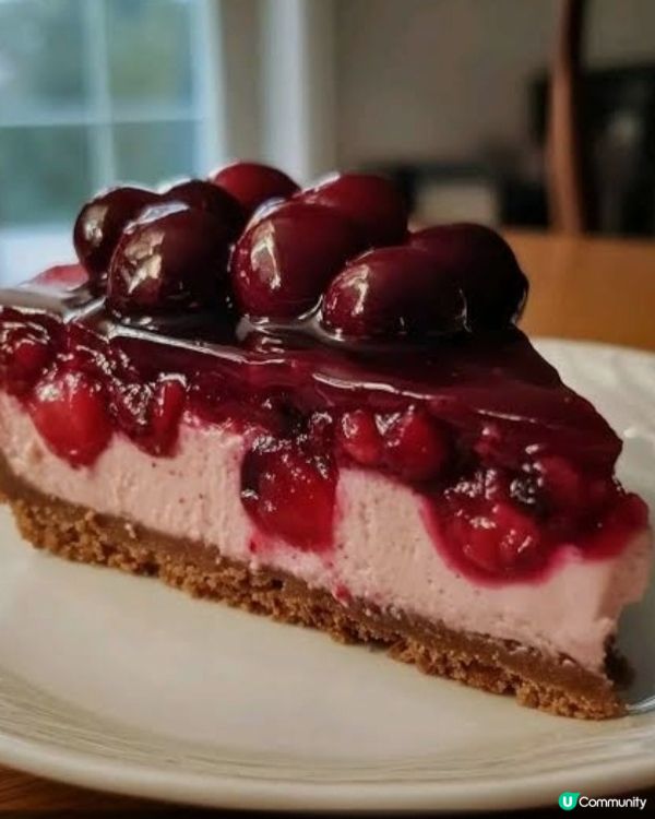自家製櫻桃芝士蛋糕🎂🍰🥳