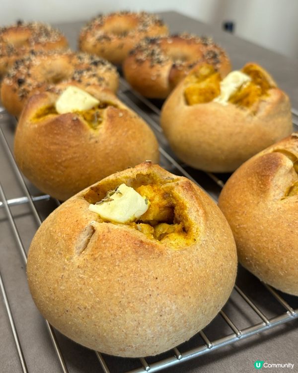 在家用心焗製的港式麵包回憶🫶🏻🥐