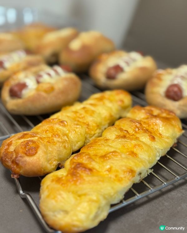 在家用心焗製的港式麵包回憶🫶🏻🥐