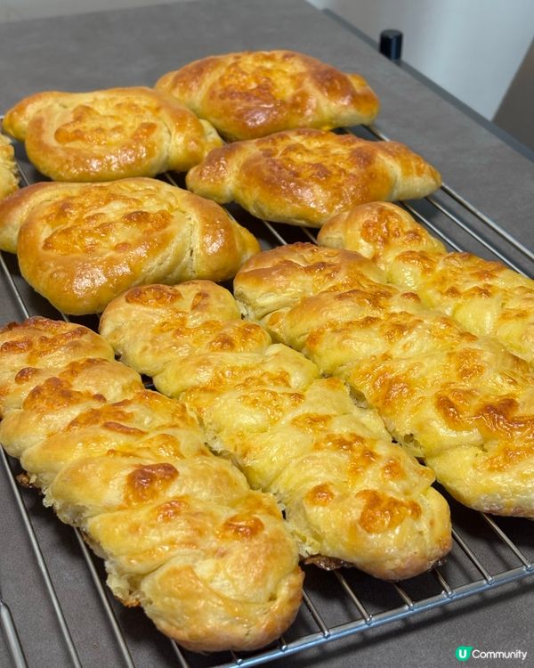 在家用心焗製的港式麵包回憶🫶🏻🥐