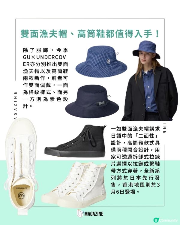 GU×UNDERCOVER聯乘第六回 首度攜手《PEANUTS》展開三方聯乘                                    