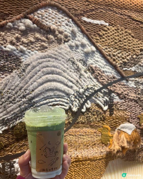 過年期間來到K11 art mall喝Chagee新品一抹山...