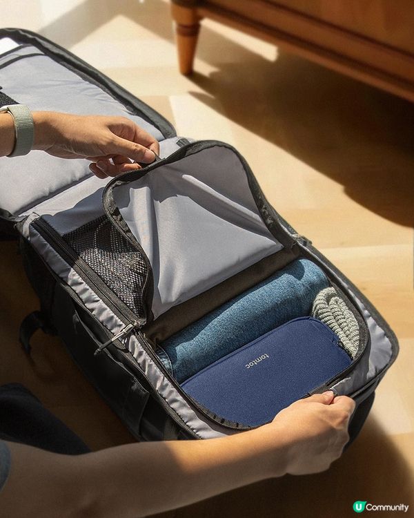 【出遊必備】U Community社群送您tomtoc大容量旅行袋！
