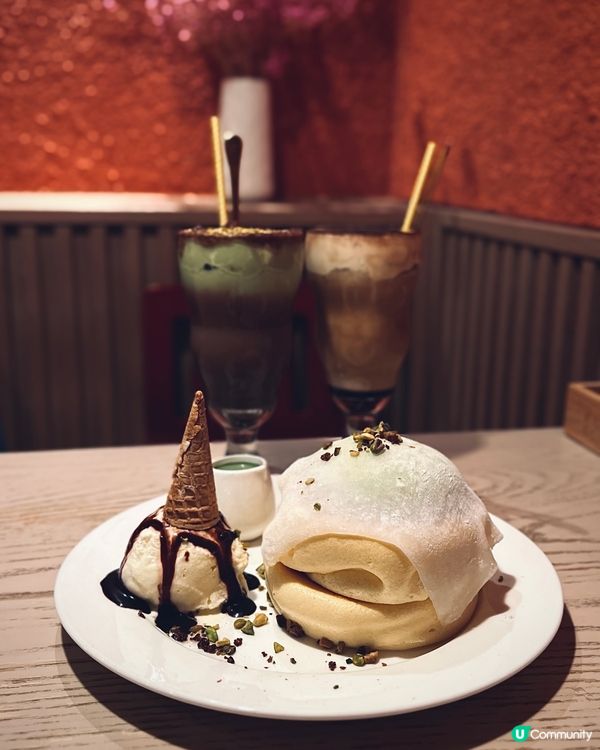 京都老字號味味香限定烏冬！🍜🥢最新開心果朱古力梳乎厘班戟