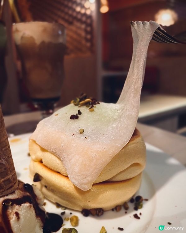 京都老字號味味香限定烏冬！🍜🥢最新開心果朱古力梳乎厘班戟