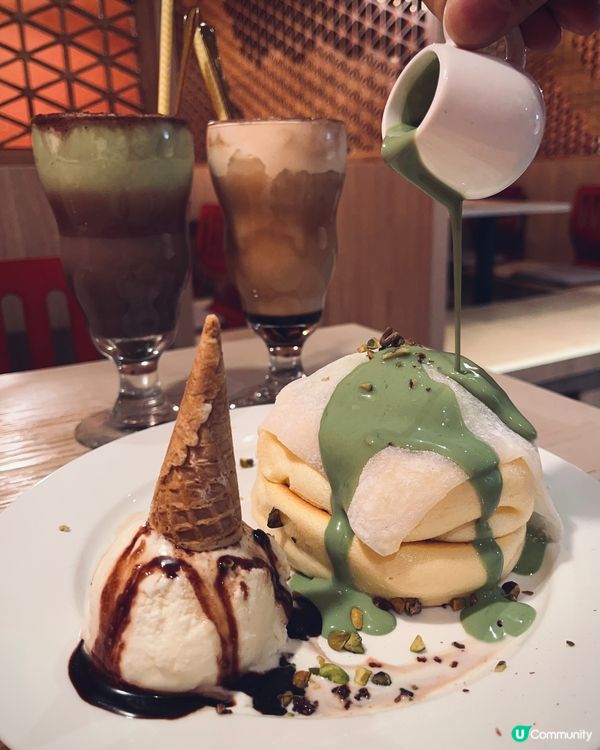 京都老字號味味香限定烏冬！🍜🥢最新開心果朱古力梳乎厘班戟