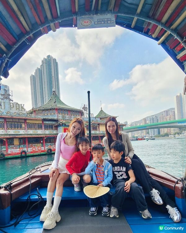 好開心年初7同好姊妹同埋小朋友一齊去