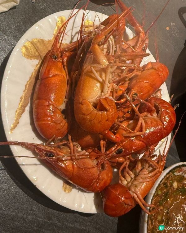 年初八上大陸去食飯，粵吉鮮海鮮，榴槤任食都係$168