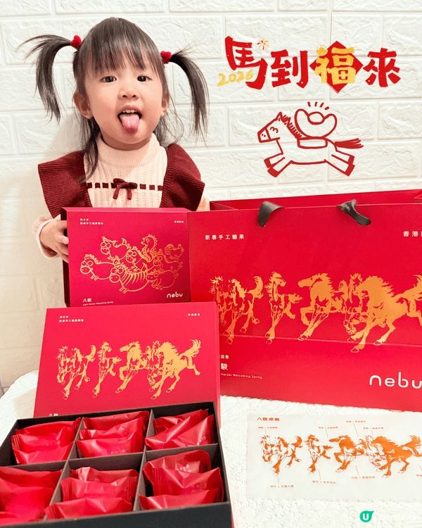🪭nebu馬年系列|八駿|18粒裝雪花酥禮盒🪭