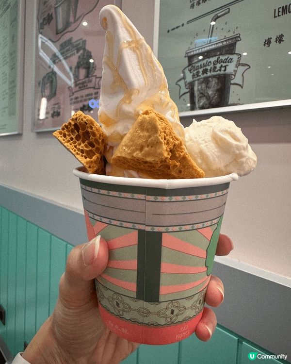 今次去圓方食小滿定律既乳酪雪糕🍦