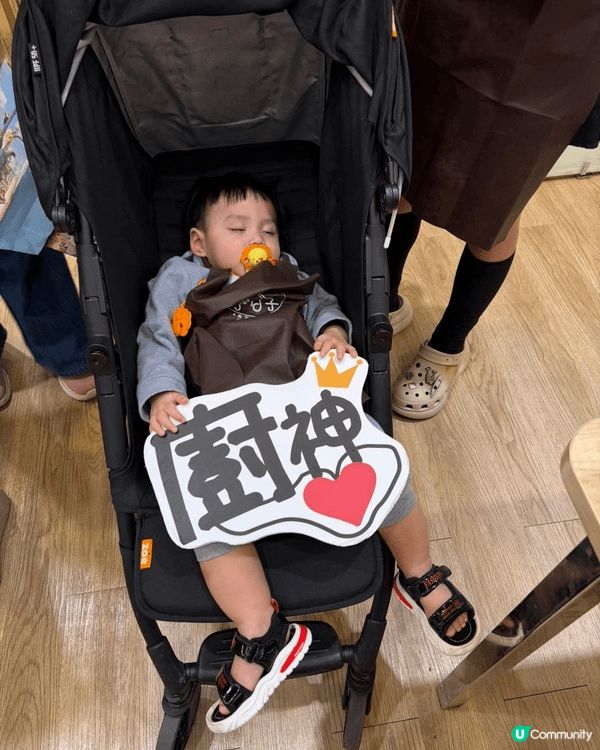 同老公放低兩個仔，第一次一齊整蛋糕，兩個仔食得好開心，都話好...