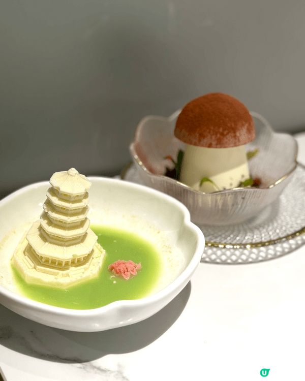 去屯門綠茶餐廳食飯，點了兩款甜品，個樣岩哂打卡