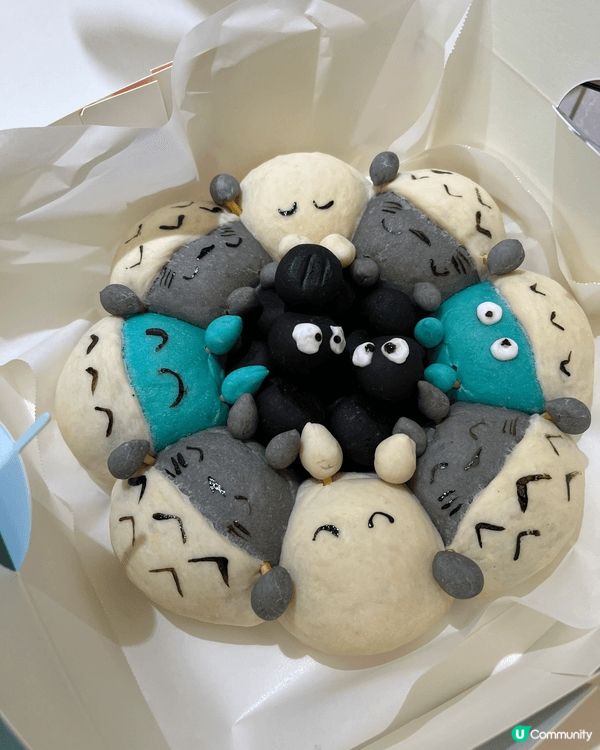 親手做的龍貓麵包，好有成就感！