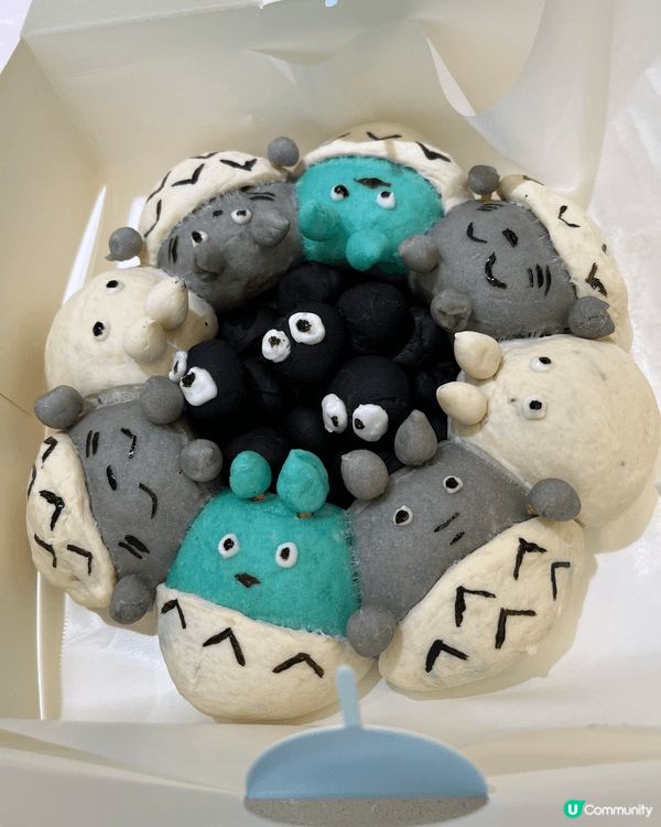 親手做的龍貓麵包，好有成就感！