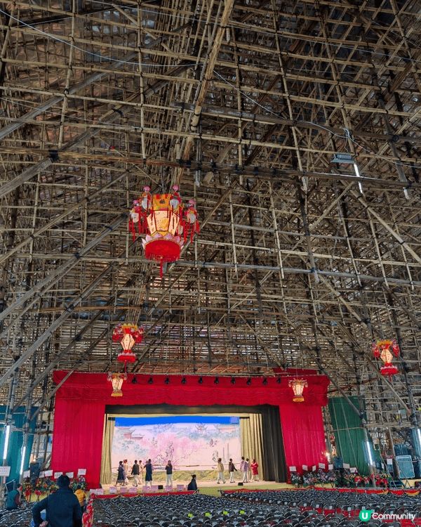 終於去了十年一度錦田鄉酬恩建醮，個棚真的很壯觀！