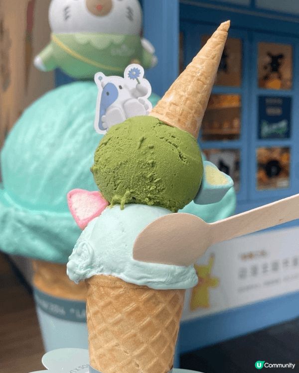 蜜瓜冰沙喺深圳遊玩時食既甜品再加上自行倒入配搭好嘅牛奶，好好...