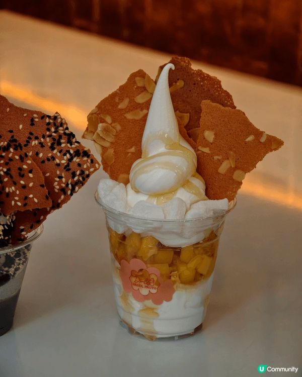 好鍾意食乳酪雪糕，健康又輕盈的甜品。