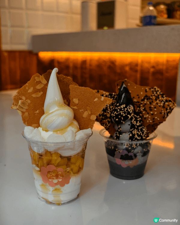 好鍾意食乳酪雪糕，健康又輕盈的甜品。