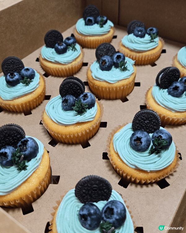 自制檸檬藍莓杯子蛋糕食譜 🎂