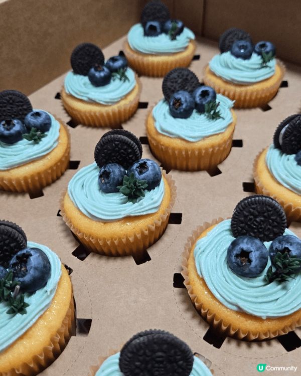 自制檸檬藍莓杯子蛋糕食譜 🎂