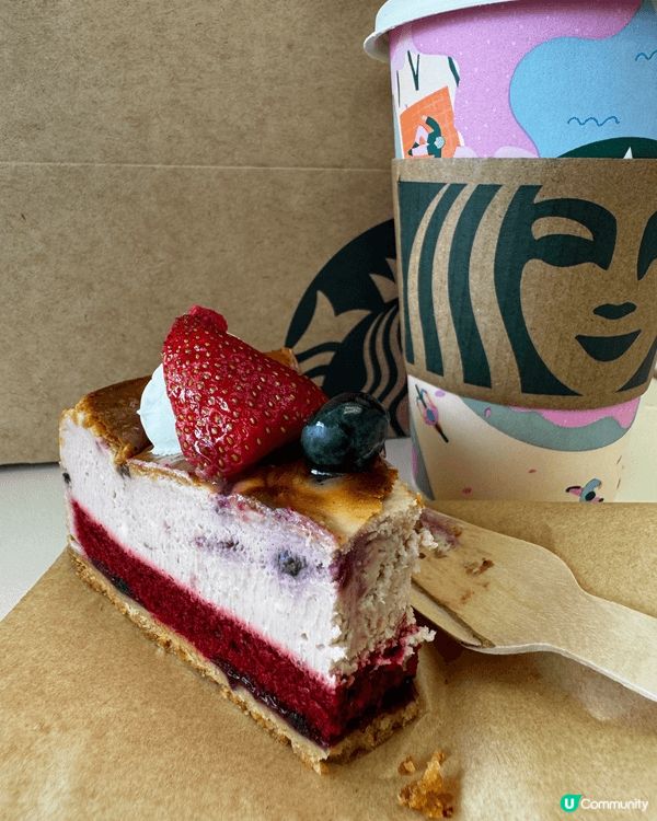 Starbucks 🧜‍♀️最近推出咗一款春日限定甜點——雜...