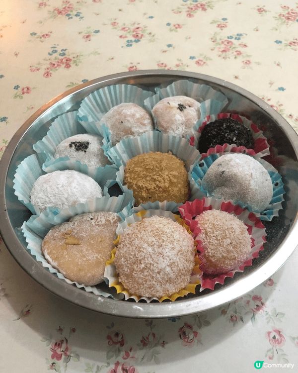 最近一次整嘅甜品係花生和芝麻餡的糯米糍，甜而不膩非常好食