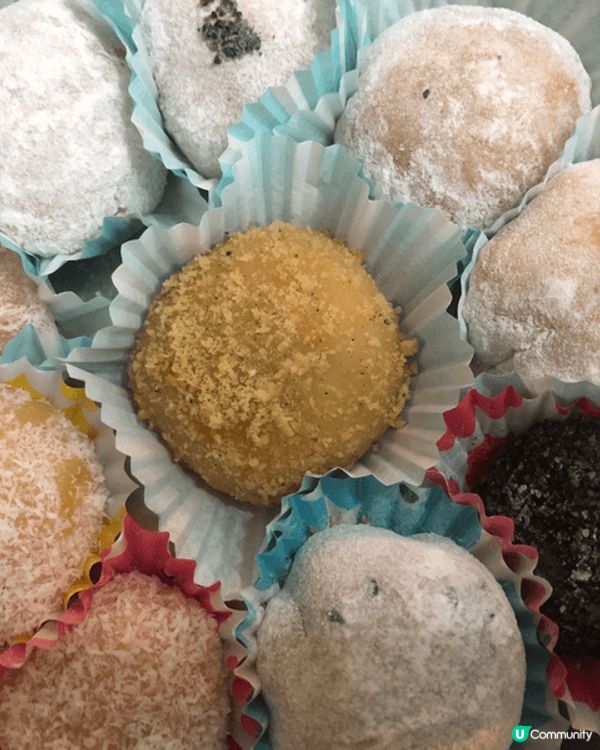 最近一次整嘅甜品係花生和芝麻餡的糯米糍，甜而不膩非常好食