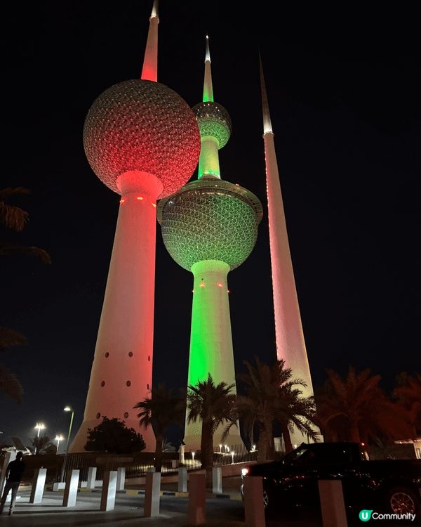 最近到科威特，去了科威特塔，他們的夜市及室內商場