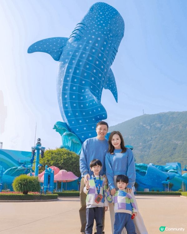 「珠海長隆3日2夜親子遊」🐬海洋王國睇鯨鯊、同企鵝打卡，飛船...