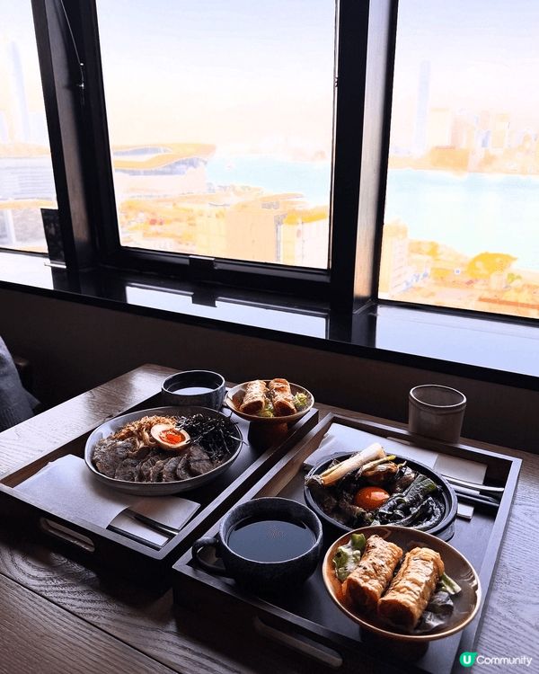 180度全海景🌅🏙️灣仔靚景嘆『煲仔蒟蒻飯』