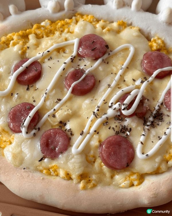 ·Nagano白熊熊搶被子美味披蕯「雞蛋沙拉披薩」