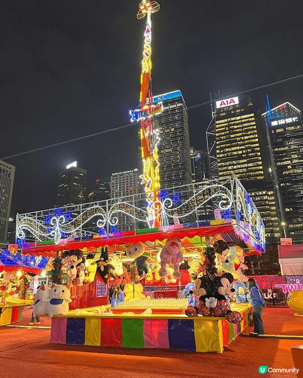 AIA嘉年華燈光燦爛
