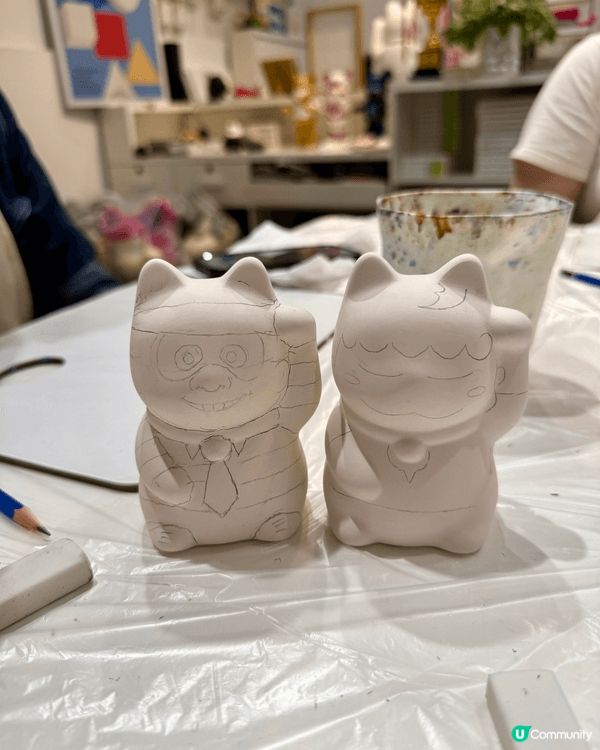 前陣子在機緣巧合之下,我跟丈夫一起參加日式招財貓工作坊,向來...