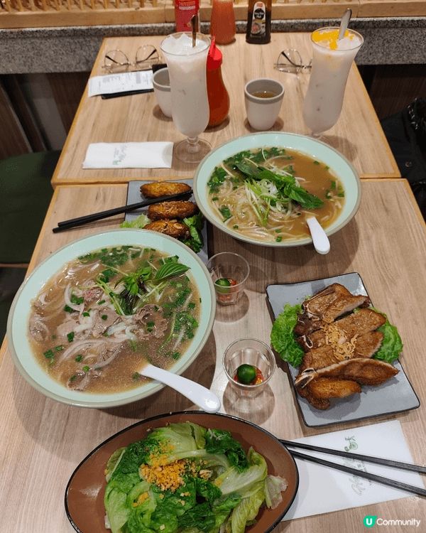 年近新春与老婆辦妥年貨，就去尖沙咀醫肚，食下越南菜@