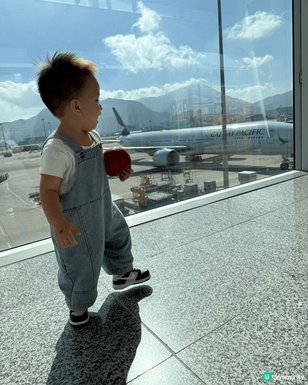 第一次帶小朋友去旅行，揀個近嘅地方嘗試。