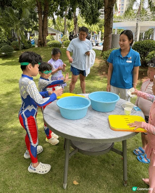去三亞酒店的水上樂園玩耍