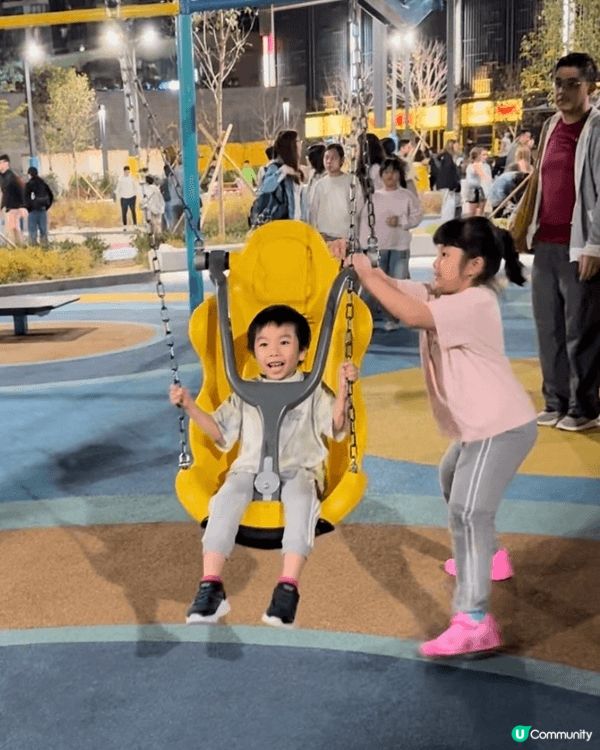 將軍澳南公園兒童遊樂場已經開放啦！經過咗啱啱開放嘅超多人日子...