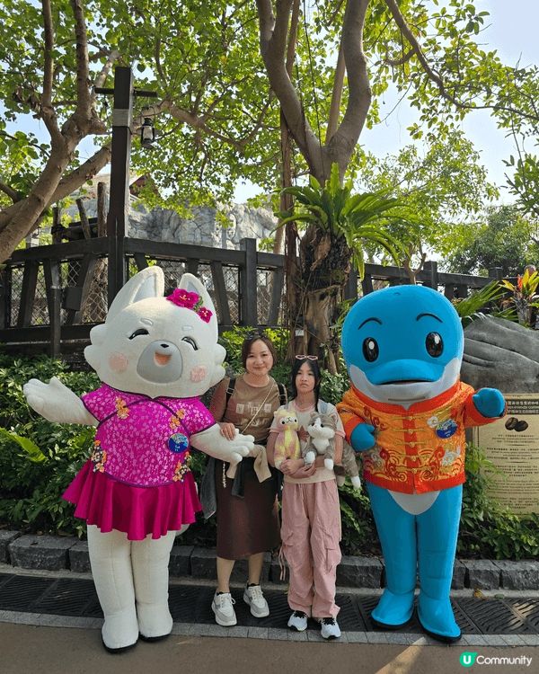 海洋公園，威威天地，海洋列車，水母館